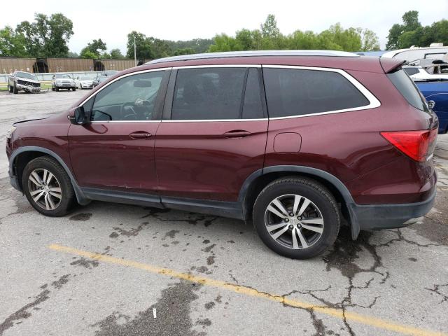 5FNYF5H50JB030004 - 2018 HONDA PILOT EXL MAROON photo 2