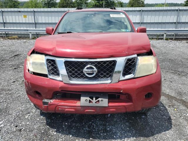 5N1AR1NB2BC607895 - 2011 NISSAN PATHFINDER S RED photo 5