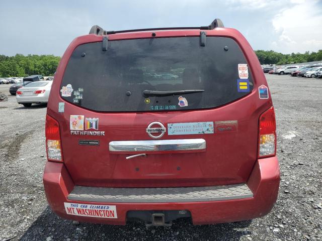 5N1AR1NB2BC607895 - 2011 NISSAN PATHFINDER S RED photo 6