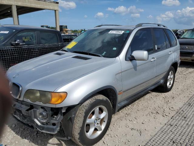 5UXFA53562LP45668 - 2002 BMW X5 3.0I SILVER photo 1