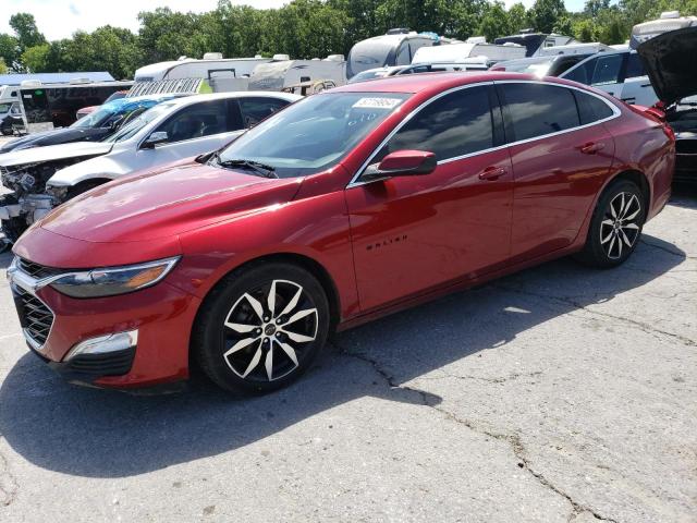 1G1ZG5STXMF076733 - 2021 CHEVROLET MALIBU RS BURGUNDY photo 1