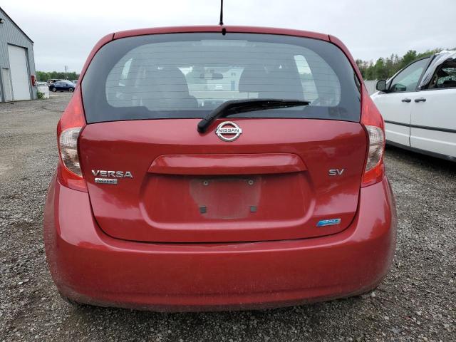 3N1CE2CP4EL365314 - 2014 NISSAN VERSA NOTE S RED photo 6