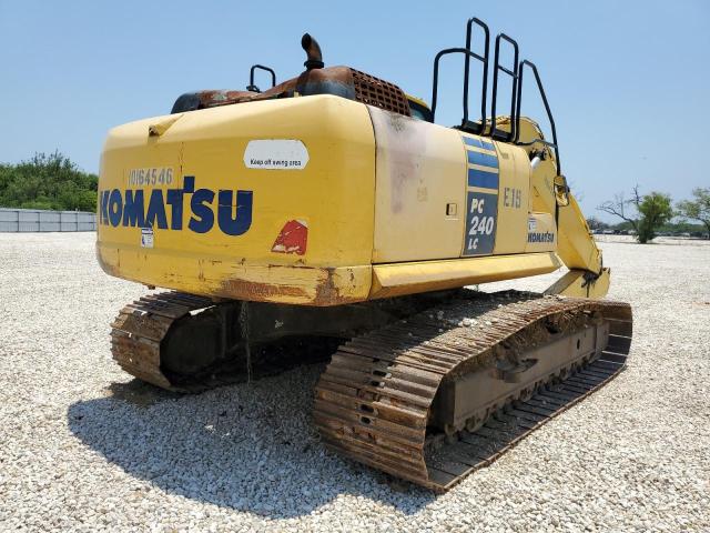 KMTPC240V54A20329 - 2014 KOMATSU EXCAVATOR YELLOW photo 4