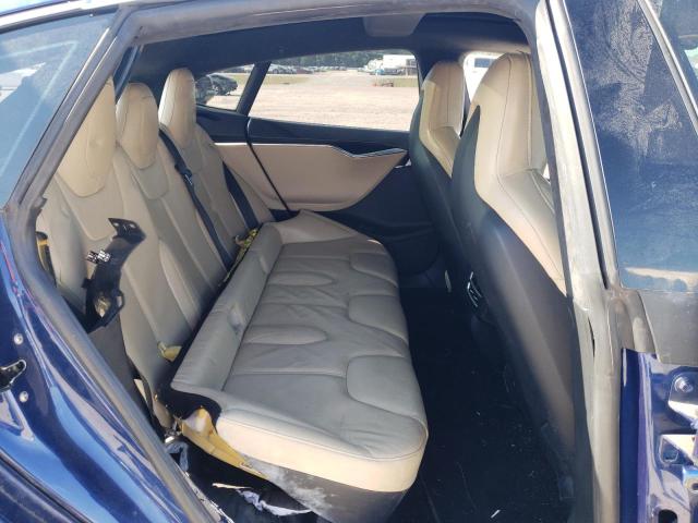 5YJSA1E19GF134174 - 2016 TESLA MODEL S Կապույտ լուսանկար 10