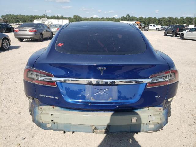 5YJSA1E19GF134174 - 2016 TESLA MODEL S Կապույտ լուսանկար 6