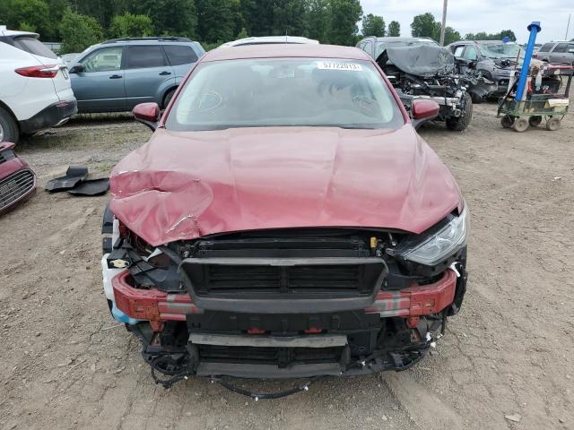 3FA6P0LUXHR305432 - 2017 FORD FUSION SE HYBRID RED photo 5