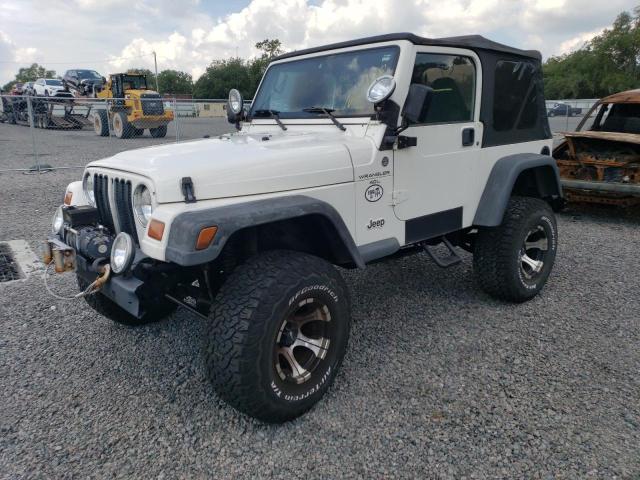 1J4FY19S0VP505557 - 1997 JEEP WRANGLER / SPORT WHITE photo 1