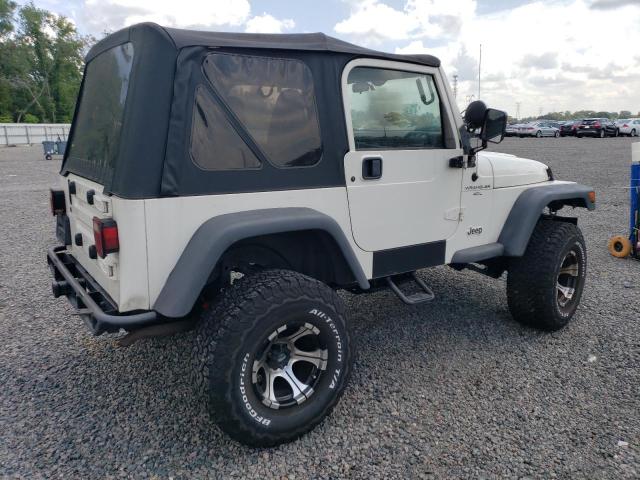 1J4FY19S0VP505557 - 1997 JEEP WRANGLER / SPORT WHITE photo 3