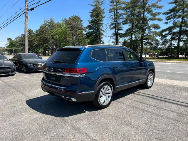 1V2BR2CA0MC528073 - 2021 VOLKSWAGEN ATLAS SEL BLUE photo 3