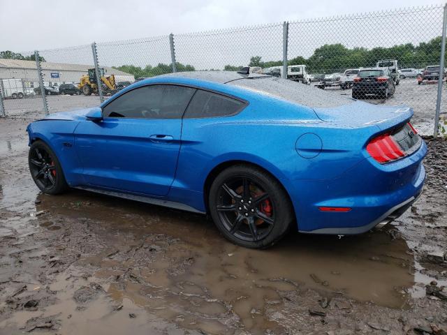 1FA6P8CFXL5174398 - 2020 FORD MUSTANG GT BLUE photo 2