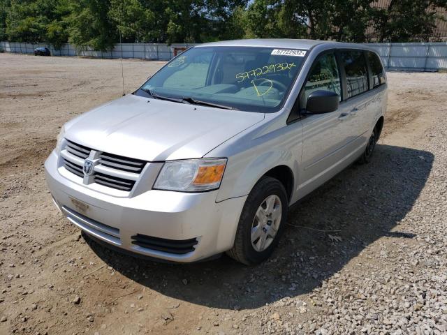 2D4RN4DE2AR210292 - 2010 DODGE RAM WAGON SE SILVER photo 2