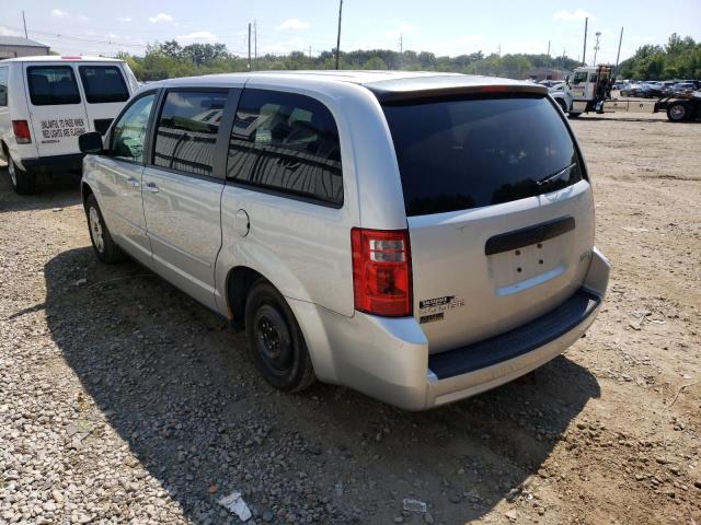 2D4RN4DE2AR210292 - 2010 DODGE RAM WAGON SE SILVER photo 3