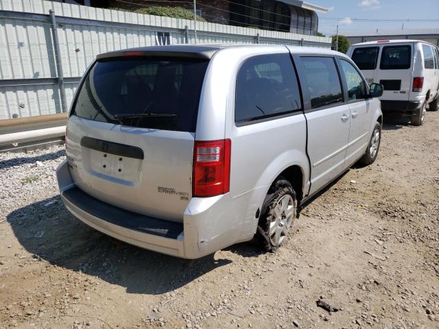 2D4RN4DE2AR210292 - 2010 DODGE RAM WAGON SE SILVER photo 4