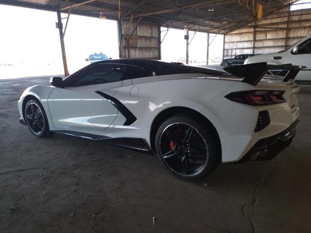 1G1YB2D43N5107519 - 2022 CHEVROLET CORVETTE STINGRAY 2LT WHITE photo 2