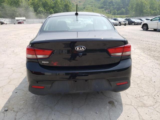 3KPA24AD0LE336752 - 2020 KIA RIO LX BLACK photo 6