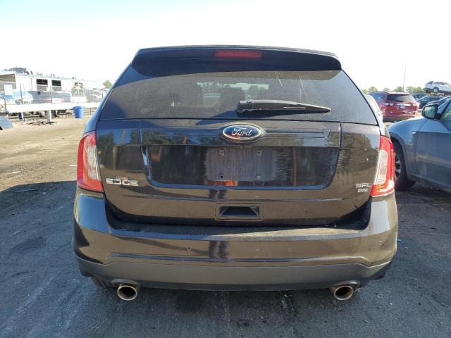 2FMDK4JC3DBA56199 - 2013 FORD EDGE SEL BROWN photo 6