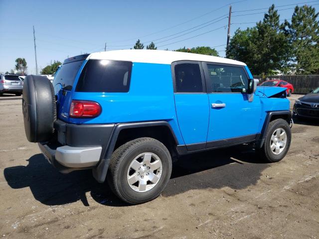 JTEBU11F470068409 - 2007 TOYOTA FJ CRUISER BLUE photo 3