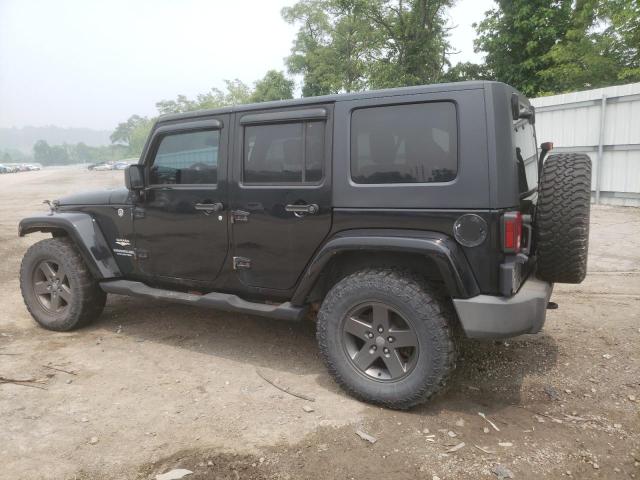 1J4GA59197L145593 - 2007 JEEP WRANGLER SAHARA BLACK photo 2