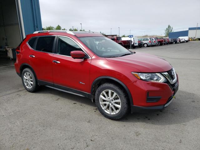 5N1ET2MV1HC789702 - 2017 NISSAN ROGUE SV HYBRID BURGUNDY photo 4