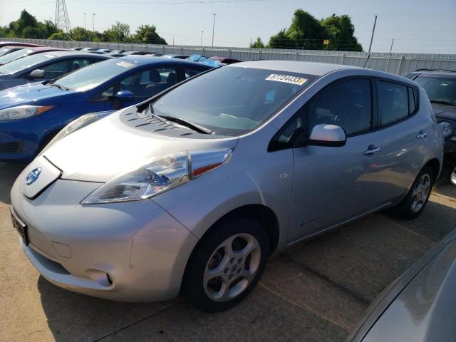 JN1AZ0CP5BT009574 - 2011 NISSAN LEAF SV SILVER photo 1