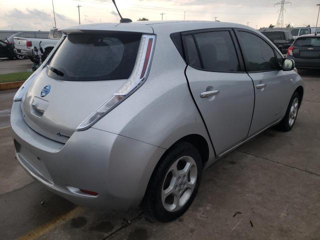 JN1AZ0CP5BT009574 - 2011 NISSAN LEAF SV SILVER photo 3