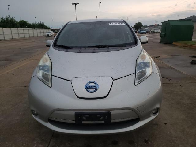 JN1AZ0CP5BT009574 - 2011 NISSAN LEAF SV SILVER photo 5