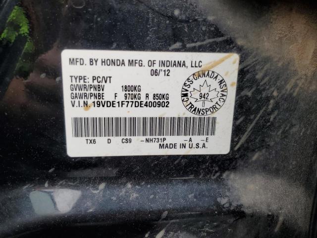 19VDE1F77DE400902 - 2013 ACURA ILX 20 TECH BLACK photo 13