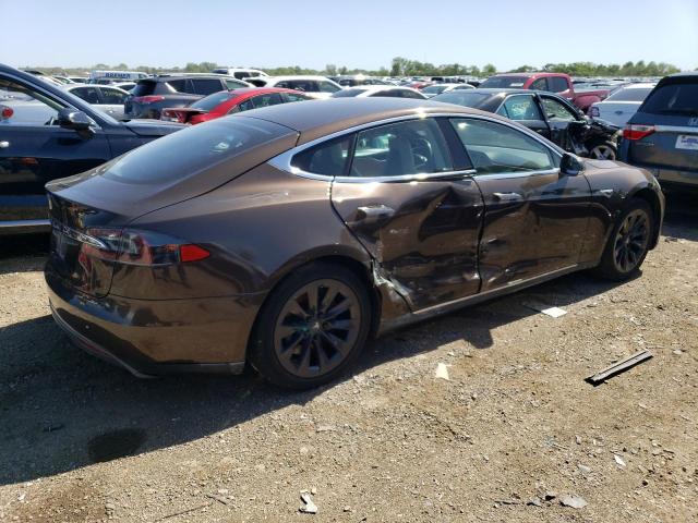 5YJSA1DN6CFP02847 - 2012 TESLA MODEL S Qəhvəyi foto 3