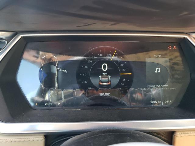 5YJSA1DN6CFP02847 - 2012 TESLA MODEL S Qəhvəyi foto 9