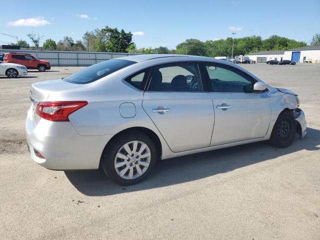 3N1AB7APXKY244284 - 2019 NISSAN SENTRA S SILVER photo 3