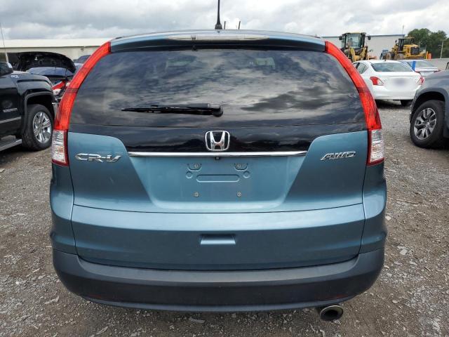 5J6RM4H57EL067620 - 2014 HONDA CR-V EX BLUE photo 6