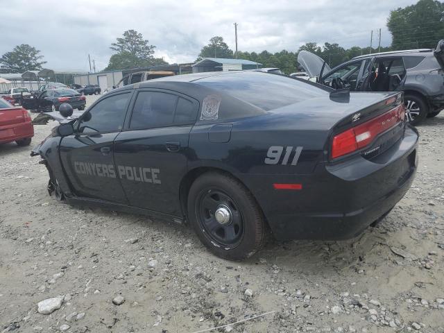 2C3CDXAT1EH223951 - 2014 DODGE CHARGER POLICE BLACK photo 2