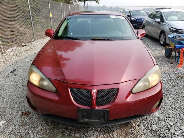 2G2WR524041363118 - 2004 PONTIAC GRAND PRIX GTP RED photo 5