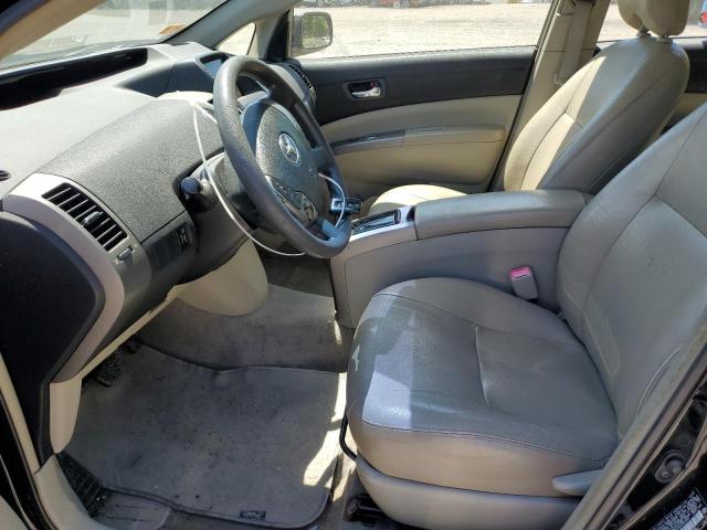 JTDKB20U683322346 - 2008 TOYOTA PRIUS BLACK photo 7