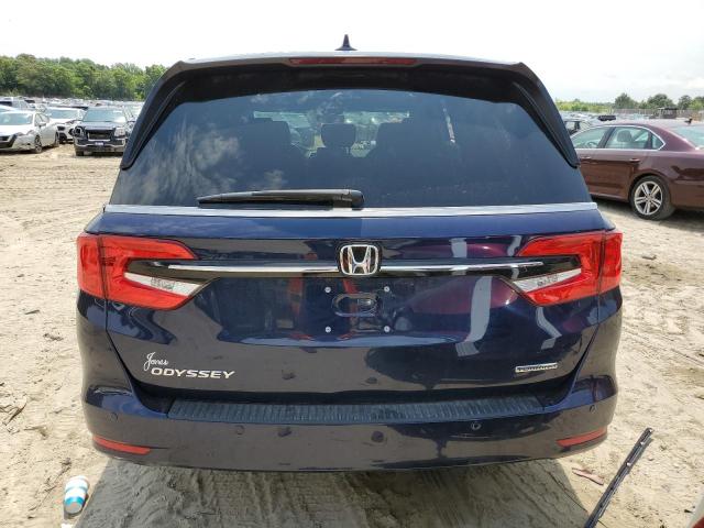 5FNRL6H81RB032921 - 2024 HONDA ODYSSEY TOURING BLUE photo 6