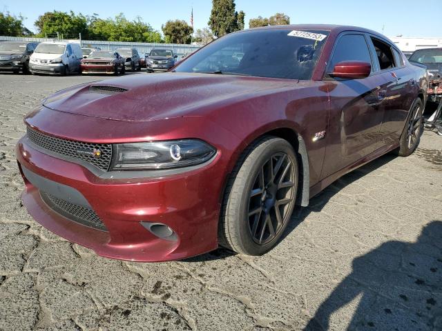 2C3CDXGJ9JH253165 - 2018 DODGE CHARGER R/T 392 MAROON photo 1