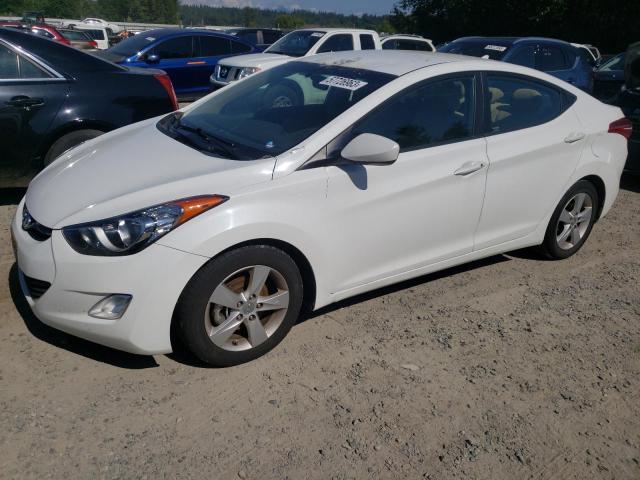 5NPDH4AE5DH316093 - 2013 HYUNDAI ELANTRA GLS WHITE photo 1