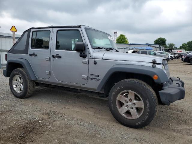 1C4BJWDG4DL592524 - 2013 JEEP WRANGLER U SPORT SILVER photo 4