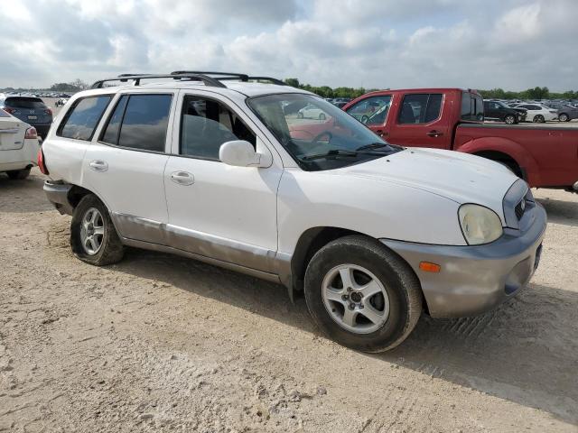 KM8SC13D02U179720 - 2002 HYUNDAI SANTA FE GLS WHITE photo 4