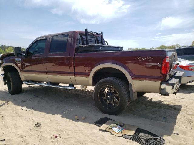 1FTSW2BR0AEA46978 - 2010 FORD F250 SUPER DUTY BURGUNDY photo 2