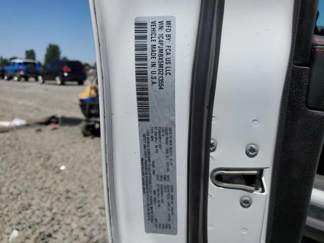 1C4PJMBX5MD213554 - 2021 JEEP CHEROKEE TRAILHAWK WHITE photo 12