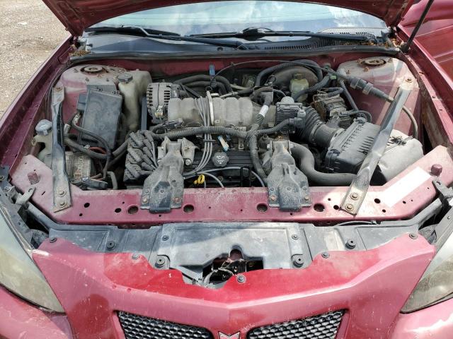 2G2WP522341246055 - 2004 PONTIAC GRAND PRIX GT MAROON photo 11