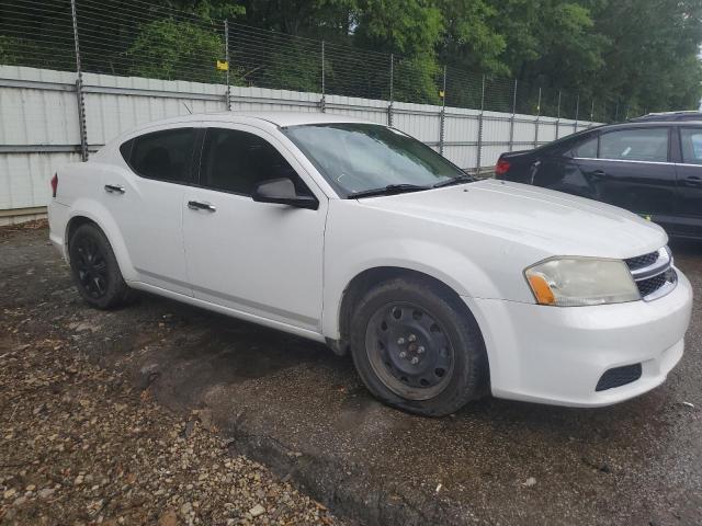 1C3CDZAB4EN232492 - 2014 DODGE AVENGER SE WHITE photo 4