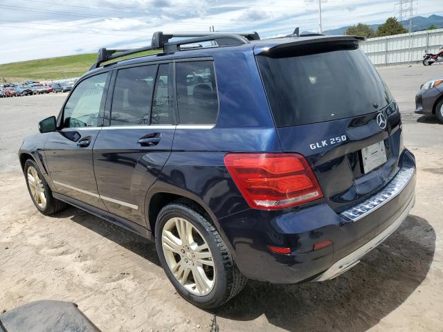 WDCGG0EB6EG292315 - 2014 MERCEDES-BENZ GLK 250 BLUETEC BLUE photo 2