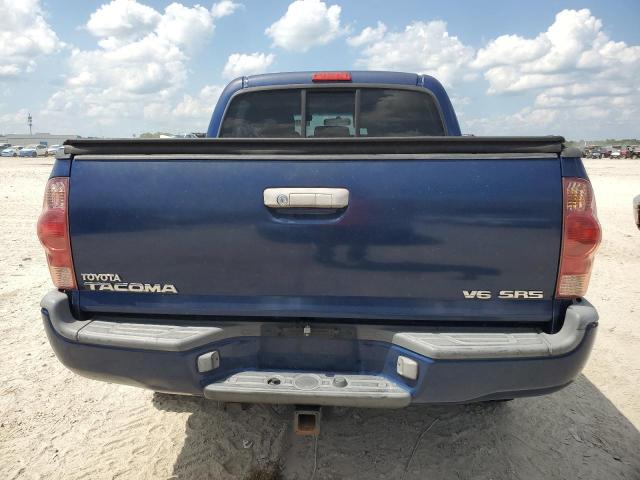 3TMLU42N75M001524 - 2005 TOYOTA TACOMA DOUBLE CAB BLUE photo 6