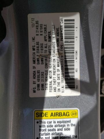 19UUA8F50DA005278 - 2013 ACURA TL TECH SILVER photo 12