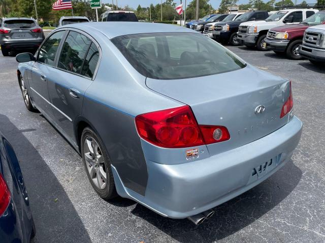 JNKCV51E66M516918 - 2006 INFINITI G35 BLUE photo 3