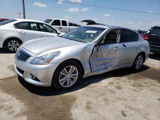 JN1CV6AP4FM501765 - 2015 INFINITI Q40 SILVER photo 1