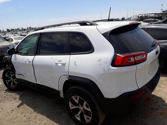 1C4PJMBX4JD527031 - 2018 JEEP CHEROKEE TRAILHAWK WHITE photo 2