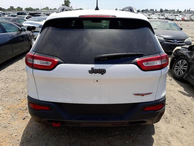 1C4PJMBX4JD527031 - 2018 JEEP CHEROKEE TRAILHAWK WHITE photo 6